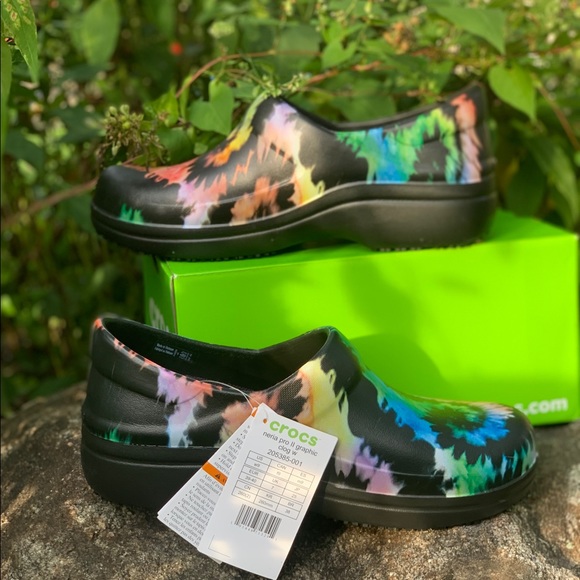 Crocs at Work Neria Pro II Black Multi Clog - Picture 7 of 13